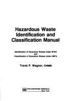 Tapa de Hazardous waste identification and classification manual