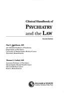 Tapa de Clinical handbook of psychiatry & the law