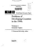 Tapa de Problems of developing countries in the 1990s