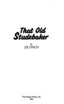 Tapa de That old Studebaker