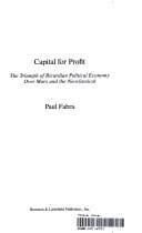 Tapa de Capital for profit