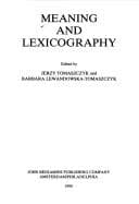 Tapa de Meaning and lexicography