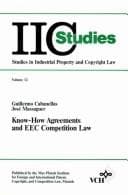 Tapa de Know-how agreements and EEC competition law