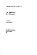 Tapa de The Ballad and oral literature