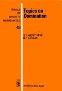 Tapa de Topics on domination