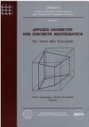 Tapa de Applied geometry and discrete mathematics