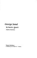 Tapa de George Sand