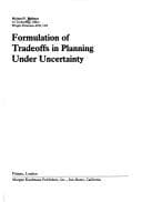 Tapa de Formulation of tradeoffs in planning under uncertainty