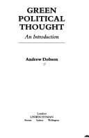 Tapa de Green political thought