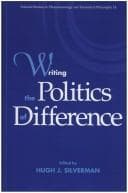 Tapa de Writing the politics of difference