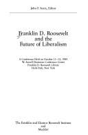 Tapa de Franklin D. Roosevelt and the future of liberalism