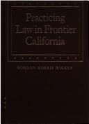 Tapa de Practicing law in frontier California