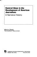 Tapa de Central ideas in the development of American journalism