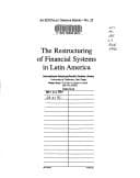 Tapa de The restructuring of financial systems in Latin America