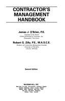 Tapa de Contractor's management handbook