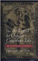 Tapa de An Ars legendi for Chaucer's Canterbury tales