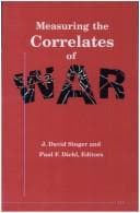 Tapa de Measuring the Correlates of War