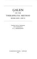 Tapa de On the therapeutic method