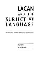 Tapa de Lacan and the subject of language