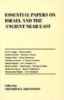 Tapa de Essential papers on Israel and the ancient Near East