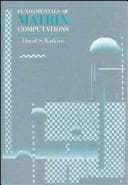 Tapa de Fundamentals of matrix computations