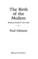 Tapa de The birth of the modern
