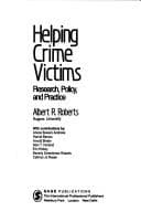 Tapa de Helping crime victims