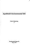 Tapa de Apartheid's environmental toll