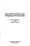 Tapa de Beyond the petroleum age