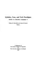 Tapa de Syllables, tone, and verb paradigms