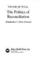Tapa de The politics of reconciliation