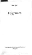 Tapa de Epigramm