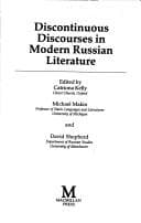 Tapa de Discontinuous discourses in modern Russian literature