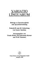 Tapa de Variatio linguarum