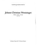 Tapa de Johann Christian Wentzinger