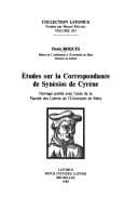 Tapa de Etudes sur la correspondance de Synésios de Cyrène