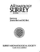 Tapa de The Archaeology of Surrey to 1540