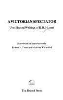 Tapa de A Victorian spectator