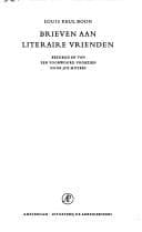 Tapa de Brieven aan literaire vrienden