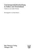 Tapa de Literaturgeschichtsschreibung in Italien und Deutschland