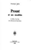 Tapa de Proust et ses modèles