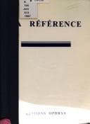 Tapa de La Référence
