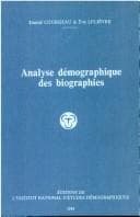 Tapa de Analyse démographique des biographies