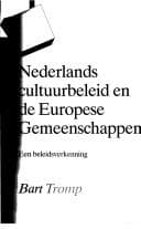 Tapa de Nederlands cultuurbeleid en de Europese Gemeenschappen
