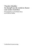 Tapa de Im Kampf um die moderne Kunst und andere Schriften