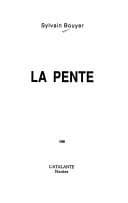 Tapa de La pente