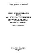 Tapa de Index et concordance pour "Alice's adventures in Wonderland" de Lewis Carroll