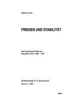 Tapa de Frieden und Stabilität