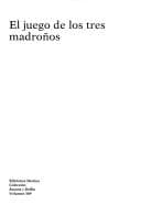 Tapa de El juego de los tres madroños