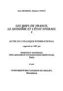 Tapa de Les Juifs de France, le sionisme et l'Etat d'Israël